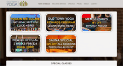 Desktop Screenshot of oldtownyoga.com